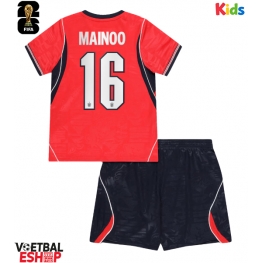 Engeland Kobbie Mainoo #16 Uit tenue Kids WK 2026 Korte Mouw (+ Korte broeken)